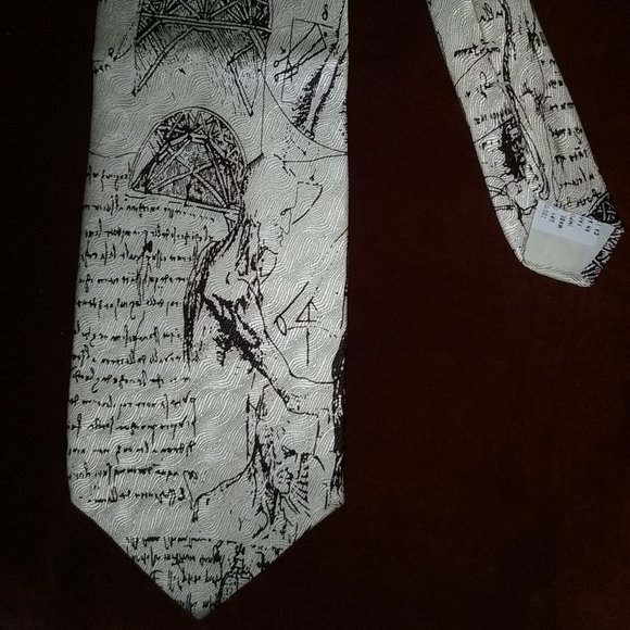 Vintage RM Style silk "Leonardo" tie  EUC - Picture 1 of 5